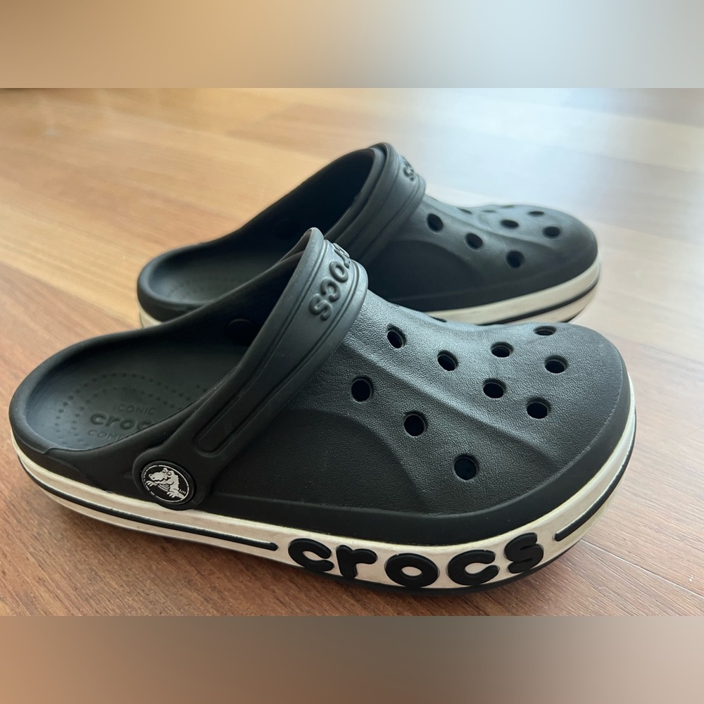 Crocs - Boys Black Bayaband Slip on Size 13C